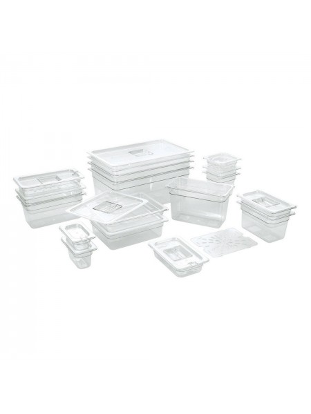 Гастроемкость 1/1-100 (53х32х10 см), поликарбонат, Welshine. (2114)