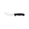 Нож профессиональный разделочный, шкуросъемный, 15 см, ручка TPE черная, Giesser. (2025 15)