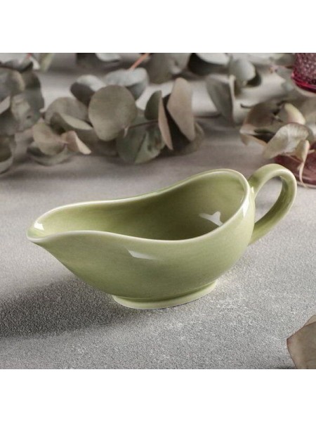 Соусник лодочка, 150 мл, ф.Классик, Башкирский фарфор. (2133150.А.Ф.)