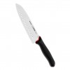 Нож поварской профессиональный восточный, сантоку, 19 см, с перфорацией, ручка PrimeLine, Giesser. (218269 sp 19)