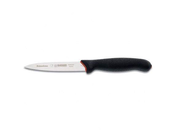 Нож кухонный профессиональный, 10 см, для чистки и фигурной нарезки овощей и фруктов, ручка PrimeLine, Giesser. (218315 10)