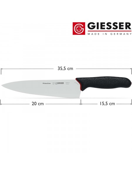 Профессиональный поварской шеф нож, 20 см, ручка PrimeLine, Giesser. (218455 20)