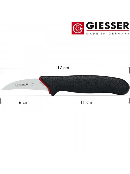 Профессиональный поварской нож для карвинга - нож коготь, 6 см, ручка PrimeLine, Giesser. (218545 6)