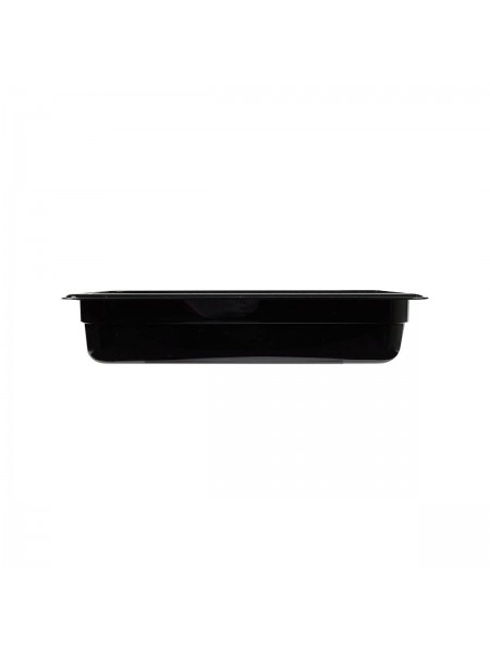Гастроемкость 1/2-65 (32х26х6,5 см) цвет черный, поликарбонат, Cambro. (22CW-110)