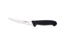 Нож обвалочный профессиональный 15 см, для обвалки и разделки мяса, ручка TPE, Giesser. (2505 15)