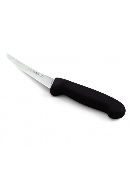 Нож обвалочный профессиональный 15 см, жесткий, для обвалки и разделки мяса, ручка TPE, Giesser. (2515 15)