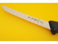 Нож обвалочный профессиональный 15 см, для обвалки и разделки мяса, лезвие с желобками, ручка TPE, Giesser. (2605 wwl 15)