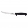 Нож обвалочный профессиональный 18 см, для обвалки и разделки мяса, лезвие с желобками, ручка TPE, Giesser. (2605 wwl 18)