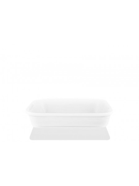 Касалетка квадратная, 110 мм, ф.Практик, Башкирский фарфор. (2803110)