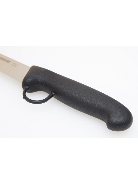 Нож жиловочный профессиональный для отделения жил от мяса, 16 см, со стопором, ручка TPE Bodyguard, Giesser. (3008 16)