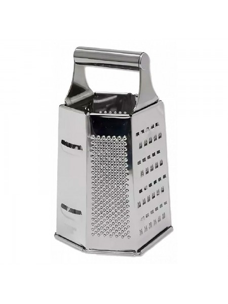 Терка для овощей ручная шестисторонняя, 21,5 см, нержавеющая сталь, Dali Group. (302190)