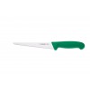 Нож для разделки трески, 18 см, ручка TPE зеленая, Giesser. (3055 18 gr)