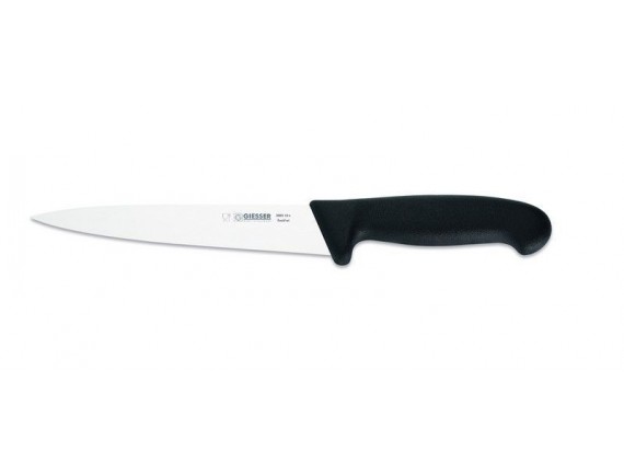 Нож жиловочный профессиональный для отделения жил от мяса, 18 см, ручка TPE, Giesser. (3085 18)
