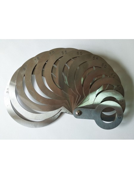 Калибратор веерный круглый для фруктов и овощей, 13 колец, 30-90, шаг 5 мм, нерж.сталь, АСК. (3090-13) (3090-13)