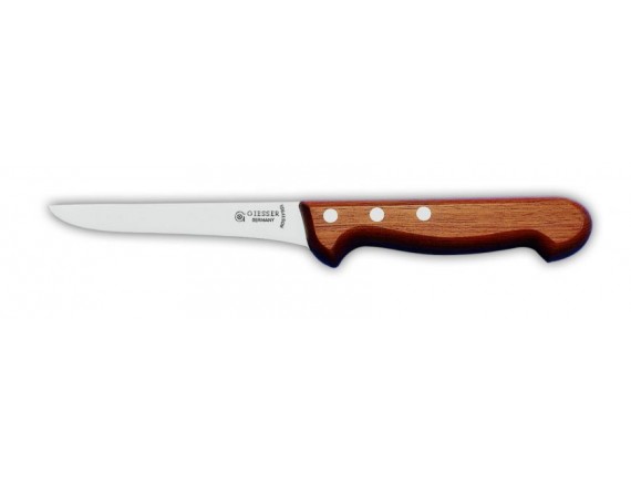 Нож обвалочный профессиональный 16 см, для обвалки и разделки мяса, ручка деревянная, Giesser. (3100 16)