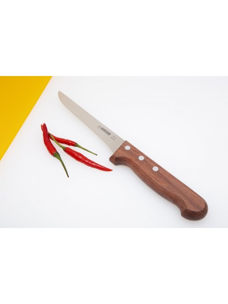 Нож обвалочный профессиональный 13 см, для обвалки и разделки мяса, деревянная ручка, Giesser. (3100 13)