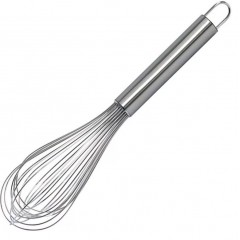 Венчик профессиональный, 30 см, 12 спиц, для взбивания, ручной, нержавеющая сталь 18/10, Dali Group. (313301) (313301)