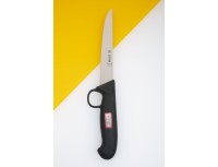 Нож обвалочный профессиональный 16 см, для обвалки и разделки мяса, со стопором, ручка, TPE, Giesser. (3168 16)