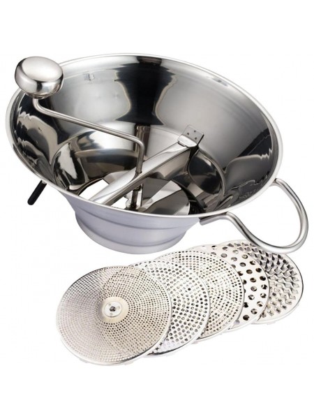 Протирочная машина для овощей, пюре, D-30 см, 5 дисков, нержавеющая сталь, Dali Group. (336130)