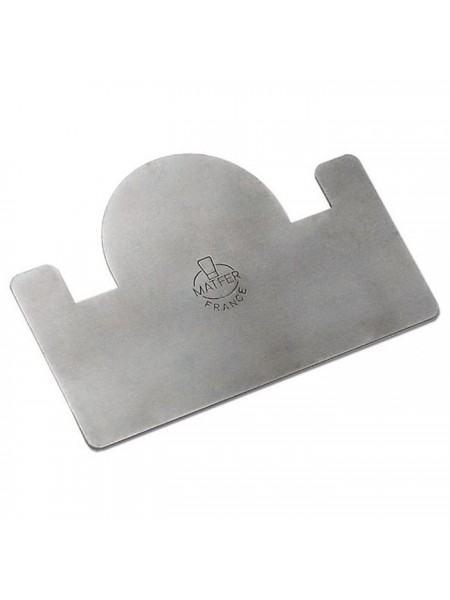 Скребок для формы, для паштета 12х8 см нержавеющая сталь, Matfer. (341629)