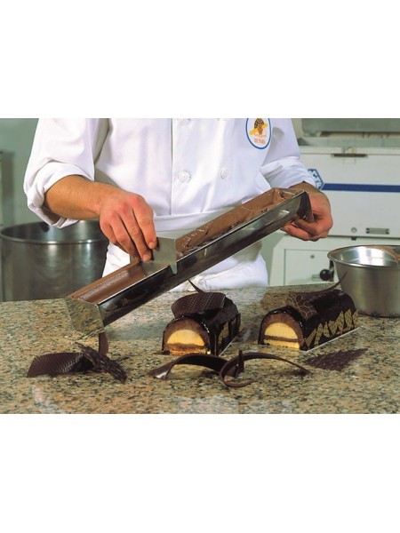 Скребок для формы, для паштета 12х8 см нержавеющая сталь, Matfer. (341629)