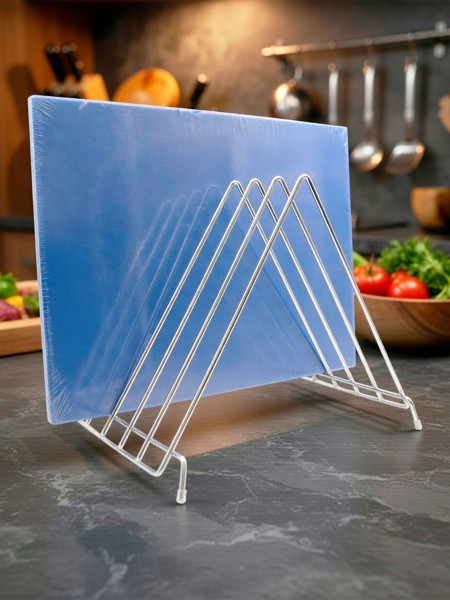 Подставка для 6 разделочных досок настольная, 32х27х27 см, нержавеющая сталь, Dali Group. (349060)