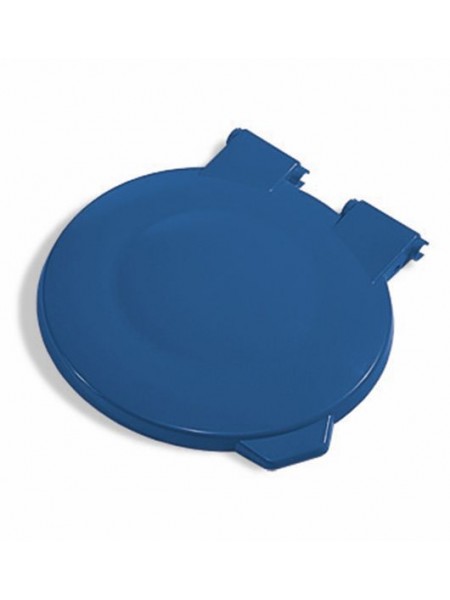 Крышка синяя круглая для тележки 120 л (3541)