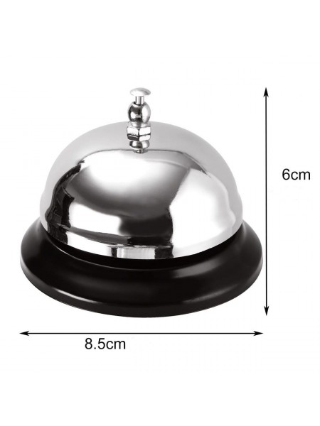 Звонок на ресепшн, для вызова официанта, 8.5х6 см, нержавеющая сталь, Dali Group. (398000)