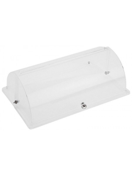 Клоша роликовая, 53х32,5х17 см (1/1), прозрачная, поликарбонат, Paderno. (41415-11)