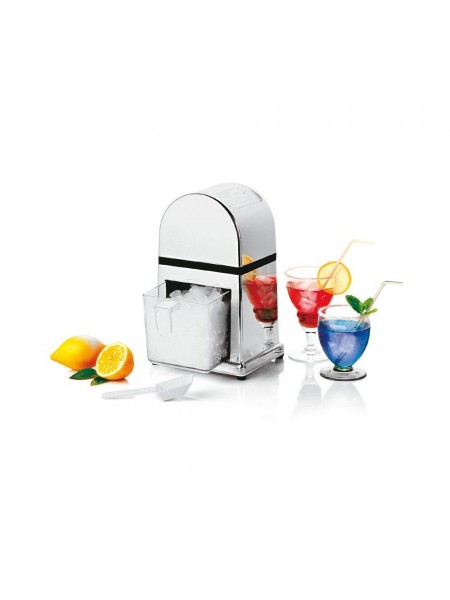 Дробилка для льда ручная, 15х12х26 см, хромированная, Paderno. (41457-00)