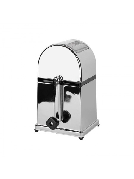 Дробилка для льда ручная, 15х12х26 см, хромированная, Paderno. (41457-00)