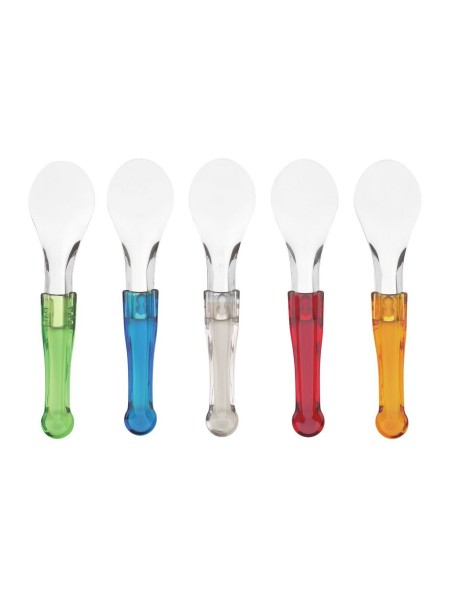 Ложка для мороженого, 27 см, нерж.сталь, ручка синяя, Paderno. (41475-04)