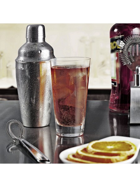 Шейкер барный для коктейлей, 0.7л, нержавеющая сталь, Paderno. (41480-07)