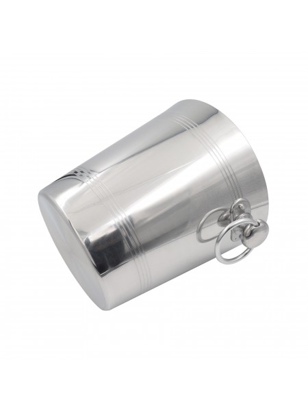 Ведро для льда, шампанского, D-20 см, H-21 см, алюминий, Paderno. (41501-20)