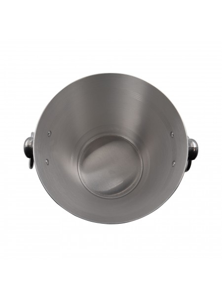 Ведро для льда, шампанского, D-20 см, H-21 см, алюминий, Paderno. (41501-20)