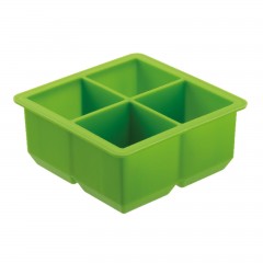 Форма для льда, 4 куба 4,7 см, 11.7х11.7х5 см, силикон, Paderno. (41515-18)