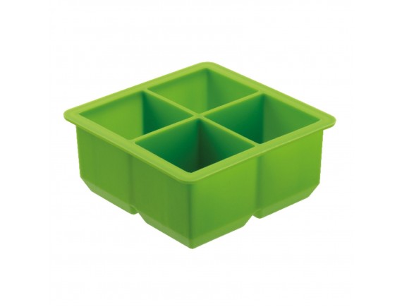Форма для льда, 4 куба 4,7 см, 11.7х11.7х5 см, силикон, Paderno. (41515-18)