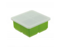 Форма для льда, 4 куба 4,7 см, 11.7х11.7х5 см, силикон, Paderno. (41515-18)