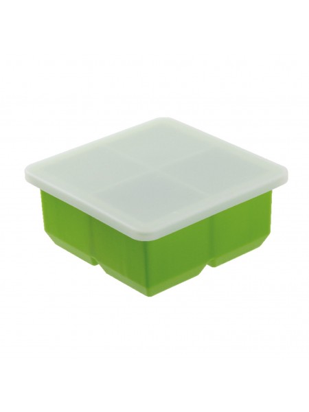 Форма для льда, 4 куба 4,7 см, 11.7х11.7х5 см, силикон, Paderno. (41515-18)