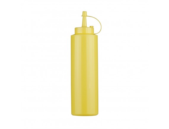 Соусник пластиковый поварской, 0.36 л, желтый, Paderno. (41526-G2)
