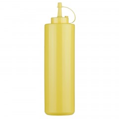 Соусник пластиковый поварской, 0.72 л, желтый, Paderno. (41526-G3)