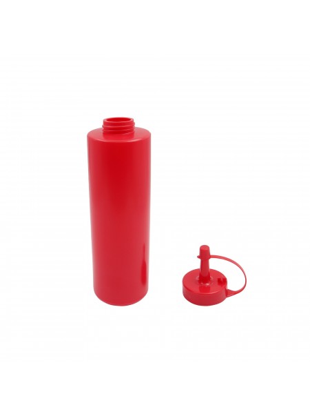 Соусник пластиковый поварской, 0.36 л, красный, Paderno. (41526-R2)