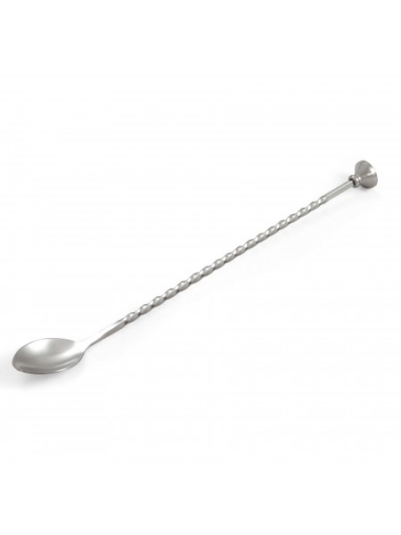 Ложка барная, 27 см, с кнопкой, нерж.сталь, Paderno. (41605-00)