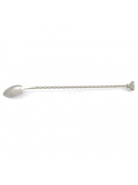 Ложка барная, 27 см, с кнопкой, нерж.сталь, Paderno. (41605-00)
