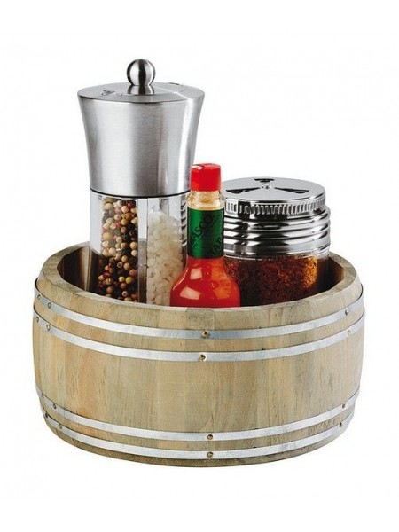 Подставка для сервировки специй, 17,5х8,5 см, дерево, Paderno. (41639-17)