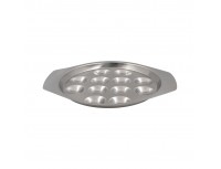 Блюдо сервировочное для улиток, на 12 штук, нерж.сталь, Paderno. (41687-12)