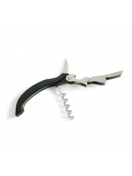 Штопор профессиональный сомелье, официантский, двухступенчатый, пластик, нерж.сталь, Paderno. (41699-20)