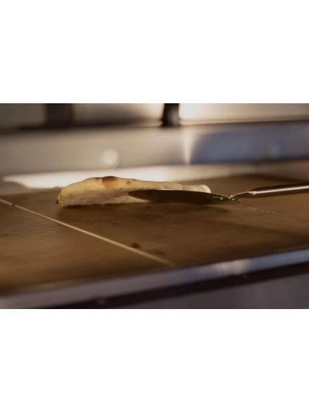 Поворотная лопата для пиццы, 20 см, длина ручки 150 см, нерж.сталь, Paderno. (41738-20)