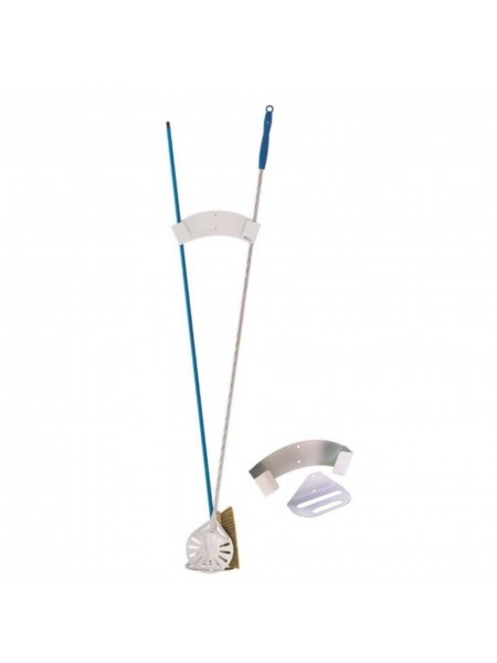 Держатель на 2 лопаты для пиццы настенный, алюминий, Paderno. (41769-02)