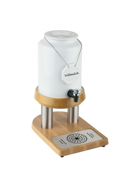 Диспенсер для молока 23х32х42 см, 4 л, фарфор, на подставке, Paderno. (41900-04)